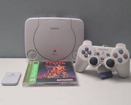 For sale PS One console with Tekken game, 1 controller and memory card, USD 95