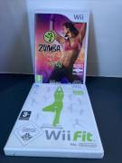For sale game Nintendo Wii Zumba fitness + WII Fit, USD 24.95