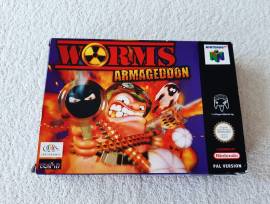 For sale game Nintendo 64 WORMS ARMAGEDDON PAL complete, € 70