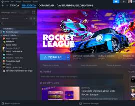 Cuenta de Steam con Rocket League comprado, € 52