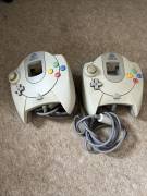 For sale console Sega Dreamcast PAL with 2 controls, USD 90