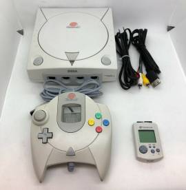 For sale Dreamcast console in good condition with 1 controller, USD 115
