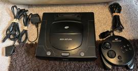 For sale sega Saturn console with accessories and controller, SCART ca, USD 160