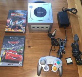 For sale silver Nintendo GameCube console with 1 controller and 2 game, USD 150