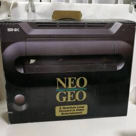 For sale Neo Geo AES console with box and 1 controller, USD 550