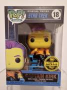 Vendo Funko Pop NFT Capitán Kirk Blacklight Legendario Star Trek 18, USD 135