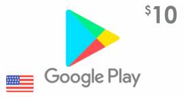 Vendo Tarjeta de Google Play 10$, USD 10