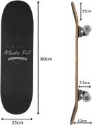 En venta Monopatín Atlantic Rift Skateboard 80cm Ruedas ABEC 9, € 27.95