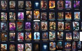 Cuenta de smite / SMITE ACCOUNT GOD PACK LIMITED SKINS AND MORE, USD 150