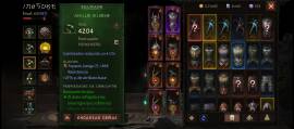 Demon Hunter inmortal lv 1200 , res 2563 30K IC y muchos extras!, € 500