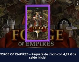 Vendo pack de Monedas Forge of Empires, USD 4
