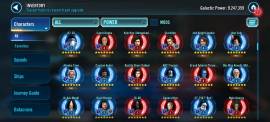Selling Star Wars: Galaxy of Heroes account 9.24 M GP account kyber 1, USD 1,000