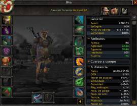 Cuenta WoW hunter 90, todas las mascotas, doble especialización, pve, USD 25