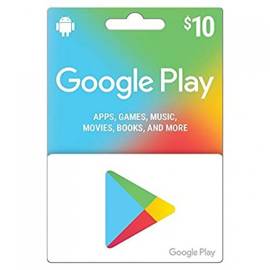 Tarjeta de Google play card de $10, USD 8.50