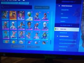 Cuenta de fortnite con 187 atuendos y 140 picos a 12000 pesos ARG, USD 120.00