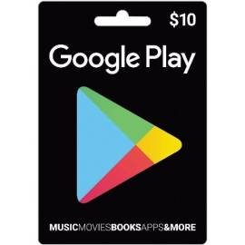 Vendo Tarjeta de regalo Google play, USD 10