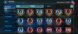 En venta cuenta de Swgoh 8,5M, 6 LG, Mods alto nivel, USD 350.00