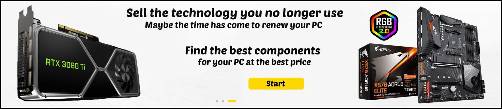Purchase and sale of PC components in Todogadget